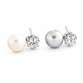 Women Elegant Natural Pearl 925 Sterling Silver Earring