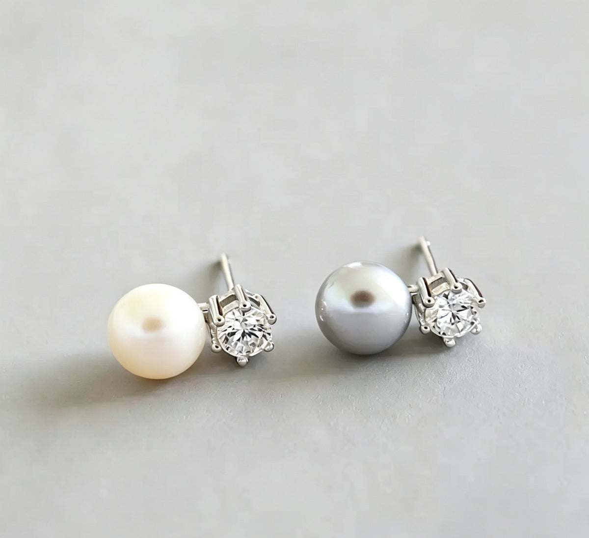 Women Elegant Natural Pearl 925 Sterling Silver Earring